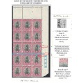Union: 1932 Roto Outstanding Issue 8 corner block with varieties MNH. See below.