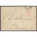 OFS 1894 (DE 31) Rare 1/2d FIFTH PTG Stamp Brief Kaart Reddersburg/Edenburg (Putzel 900pts)
