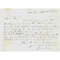 Cape 1834 entire from Cape Town to London with superb DLS 4 and `India Letter / Deal`. See below.