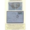 Cape Rarity: 1871 manuscript TROE TROE (Lower Olifants River?)/CLANWILLIAM/CAPE TOWN front.