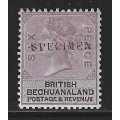 Bechuanaland 1888 Six Pence SPECIMEN FM. SACC 14S. See below.