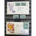 USA - 1949-1950 good selection of used stamps and first day covers (5 photos)