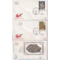 ISRAEL - 7 commemorative covers from 1978 all in very good condition, 3 scans