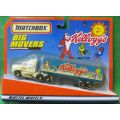 MATCHBOX - FORD AEROMAX and ARTICULATE TRAILER - KELLOGG`S - CARDED 1999 - MADE IN CHINA