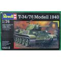 **Revell**Model kit**T-34/76 Modell 1940**1/76**