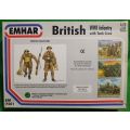 **EMHAR**MODEL KIT**52 X WWII INFANTRY WITH TANK CREW FIGURES**VINTAGE**1/72**
