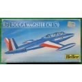 **Heller**Model kit**Fouga Magister CM 170**Vintage**1/72**