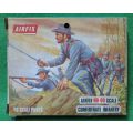 **Airfix**Model kit**Confederate Infantry(48 parts) **Vintage**HO/OO**