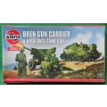 **Airfix**Model kit**Bren Gun Carrier & 6pdr Anti-tank gun**Vintage**Scale 1/76**