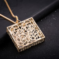 Chunky Ladies filigree pendant with chain included