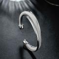 *Local Stock* New 925 Sterling silver filled Stamped Twist style Bangle