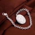 New, 925 Sterling silver filled stamped Ladies locket bracelet, ADD YOUR OWN PHOTO