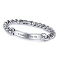 Men's Titanium Steel Bracelet | Free Engraving