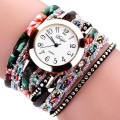 Womens Designer wrap around watch bracelet, 6 colors to choose from
