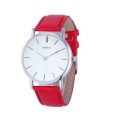 Fashionable Geneve analog watch, 9 colors to choose from
