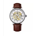 SA Fashion Master Piece: Genuine Leather Handwinding Automatic Mechanical Movement Watch