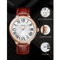 SA Fashion Master Piece: Gentlemen Genuine Leather Handwinding Automatic Movement Watch