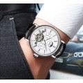 SA Fashion Master Piece: Genuine Leather Handwinding Automatic Mechanical Movement Watch