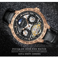 SA Fashion Master Pieces: Genuine Leather Handwinding Automatic Mechanical Movement Watch