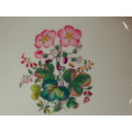 19th Century transfer and hand embellished porcelain plate. Ref. P-77