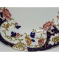 Antique gilded porcelain transfer ware and hand embellished Cake Plate Ref. P-81
