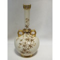 A 19th century Royal Worcester Bud Vase, decorated with gilded foliate sprays Dated 1885. Ref OR/43