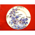 Spode Bamboo and Rock pattern Plate 1795-1810. Ref. P101