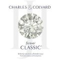 CHARLES & COLVARD 2.00 CARAT ROUND EXCELLENT CUT CLASSIC MOISSANITE 8.00 MM
