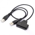 USB 2.0 To SATA Cable Adapter For 2.5` HDD/SSD Drive