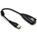 USB 2.0 External 3D Virtual 7.1 Channel Sound Card Adapter Audio