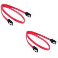 SATA Data Cable (with Locking Latch) - Pack of 2