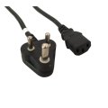 Kettle Plug Cord for Desktop PC/Monitor/SMPS/Printer (Black, Female, 4m)