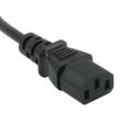 Kettle Plug Cord for Desktop PC/Monitor/SMPS/Printer (Black, Female, 4m)