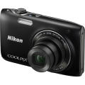 Nikon Coolpix S3100 Compact Digital Camera (Black)