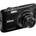 Nikon Coolpix S3100 Compact Digital Camera (Black)