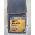 Vintage Groz Steel Stamps 8mm
