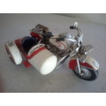 Tin Plate Motorcycle with Sidecar