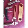 Joblot of assorted used Bottle Openers & Bar Accessories