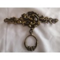 Antique Brass filigree Chest handles