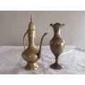 Antique small Brass Vases