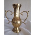 Vintage Brass two handled vase