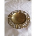 Vintage Ornate Brass Ashtray