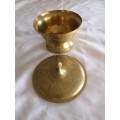 Vintage Brass Dish with Lid