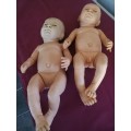 Collectable Life like Kewpie Boy and Girl dolls