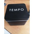 Tempo Stainless Steel Digital Watch