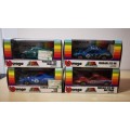 RESERVED FOR SANGUN9285  - Bburago Diecast models - Lot of 4 - New in Box