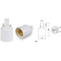 G24 TO E27 DIAGONAL LAMP / LIGHT BULB / SOCKET ADAPTER / CONVERTER. Collections are allowed.
