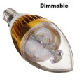 Dimmable LED Light Bulbs: 2pces Warm White Candle Design. Collections Are Allowed.