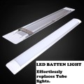 LED BATTEN TUBE LIGHTS: ULTRA SLIM MODERN DESIGN Complete With Fittings. Collections are allowed.