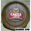 Castle Lite Beer Barrel Ends. Brand New Products. Collections are allowed.